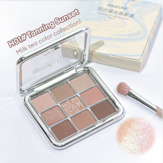 HOLD LIVE Simple Mirror Light Nine-Color Eyeshadow Palette Holdlive 简约镜光9色眼影盘