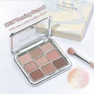 HOLD LIVE Simple Mirror Light Nine-Color Eyeshadow Palette Holdlive 简约镜光9色眼影盘