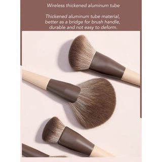 MSQ Coffee Latte Makeup Brush Set 支奶咖化妆刷套装全套 (15 Pcs)