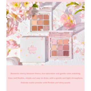 HOLD LIVE Sakura Blossom Eyeshadow Palette Holdlive 落舞樱花眼影盘