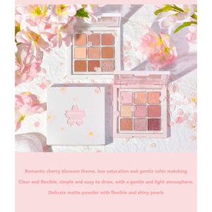 HOLD LIVE Sakura Blossom Eyeshadow Palette Holdlive 落舞樱花眼影盘