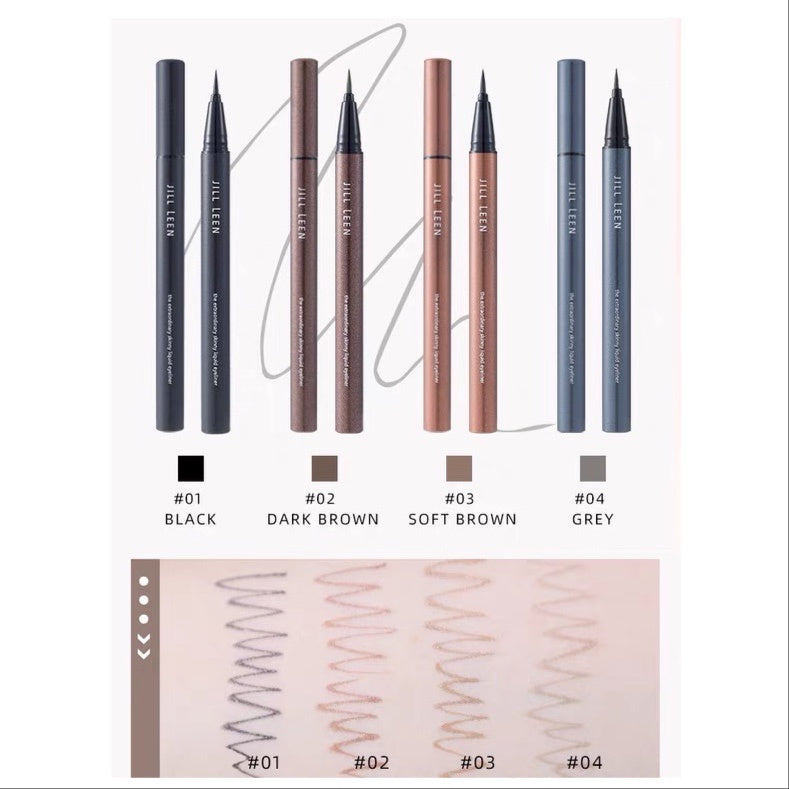 JILL LEEN Fine Liquid Eyeliner Waterproof Smooth Quick-dry Jillleen 精细眼线液笔防水顺滑速干防晕