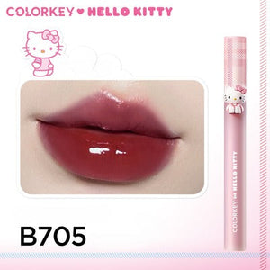 COLORKEY X Cinnamoroll / Hello Kitty Airy Velvet Lip Lacquer and Airy Lip Mirror Series Colorkey珂拉琪玉桂狗/凯蒂猫唇釉丝绒雾面口红