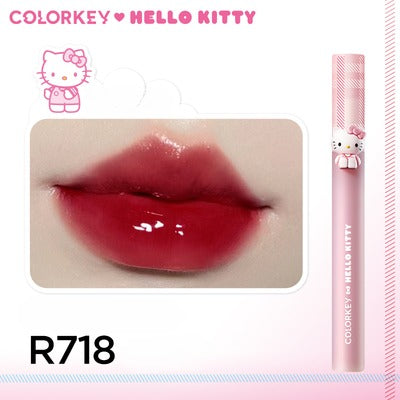 COLORKEY X Cinnamoroll / Hello Kitty Airy Velvet Lip Lacquer and Airy Lip Mirror Series Colorkey珂拉琪玉桂狗/凯蒂猫唇釉丝绒雾面口红