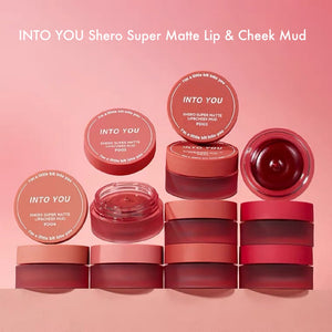 INTOYOU Shero Super Matte Lip & Cheek Mud Into You 心慕与你慕斯雾面哑光唇泥腮红