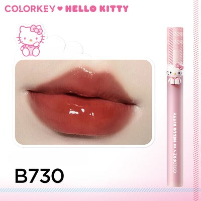 COLORKEY X Cinnamoroll / Hello Kitty Airy Velvet Lip Lacquer and Airy Lip Mirror Series Colorkey珂拉琪玉桂狗/凯蒂猫唇釉丝绒雾面口红