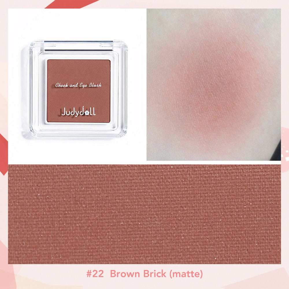 JUDYDOLL Pretty Blush Powder Play Colors Blush Pigmented & Blendable Judydoll 橘朵单色腮红 橘朵玩趣拼色腮红 小巧便携 显色易晕染