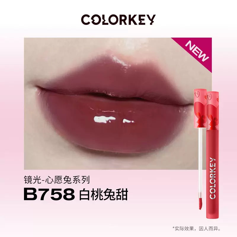 COLORKEY Airy Lip Lacquer Gloss Series Colorkey Liquid Lipstick Colorkey 珂拉琪空气唇釉镜光系列 薇娅李佳琪推荐 微娅同款唇釉 显色保湿持久