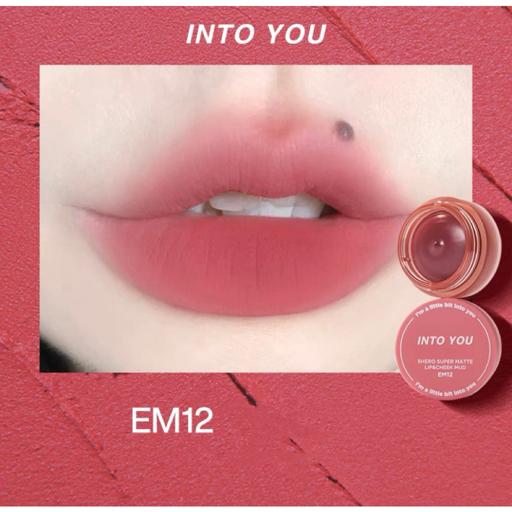 INTOYOU Shero Super Matte Lip & Cheek Mud Into You 心慕与你慕斯雾面哑光唇泥腮红