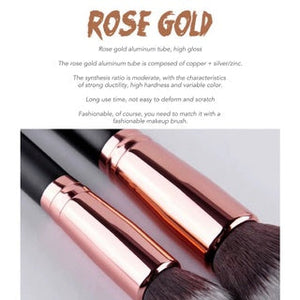 MSQ Rose Gold Makeup Brush Set 15pcs 魅丝蔻15支玫瑰金化妆刷套装全套