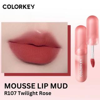 COLORKEY Mousse Lip Mud Matte Texture Lip Gloss Liquid Lipstick Non-Drying Colorkey 小彩弹慕斯唇泥