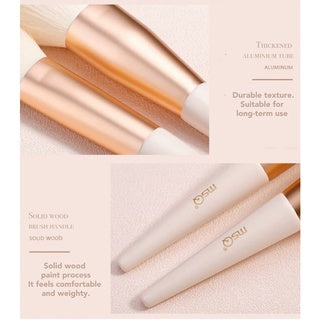 MSQ White Rose Makeup Brush Set 魅丝蔻 11支白玫瑰化妆刷套装全套 (11 Pcs)