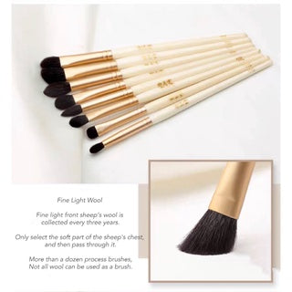 MSQ White Jade Eye Makeup Brush 魅丝蔻白玉堂羊毛眼影刷