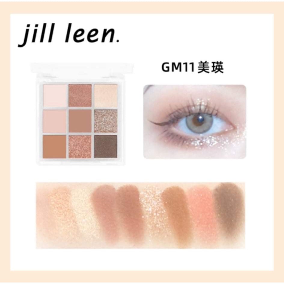 JILL LEEN Show Color Mini Eyeshadow Palette Jillleen 炫色迷你眼影盘 九宫格眼影盘