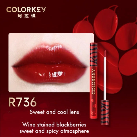 COLORKEY Airy Lip Lacquer Gloss Series Colorkey Liquid Lipstick Colorkey 珂拉琪空气唇釉镜光系列 薇娅李佳琪推荐 微娅同款唇釉 显色保湿持久