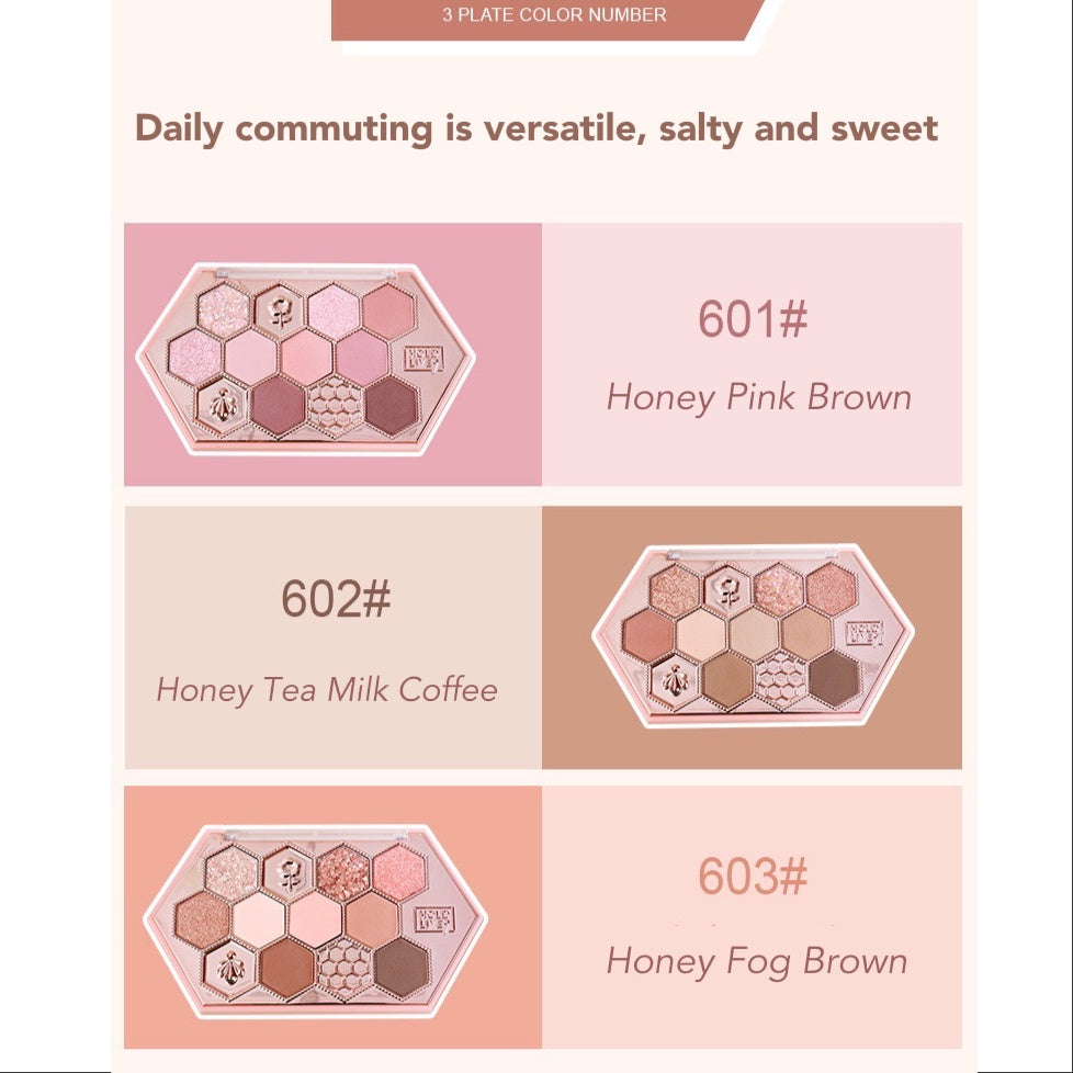 HOLD LIVE Honeycomb Diamond Eyeshadow Palette Holdlive 蜂巢碎钻眼影盘