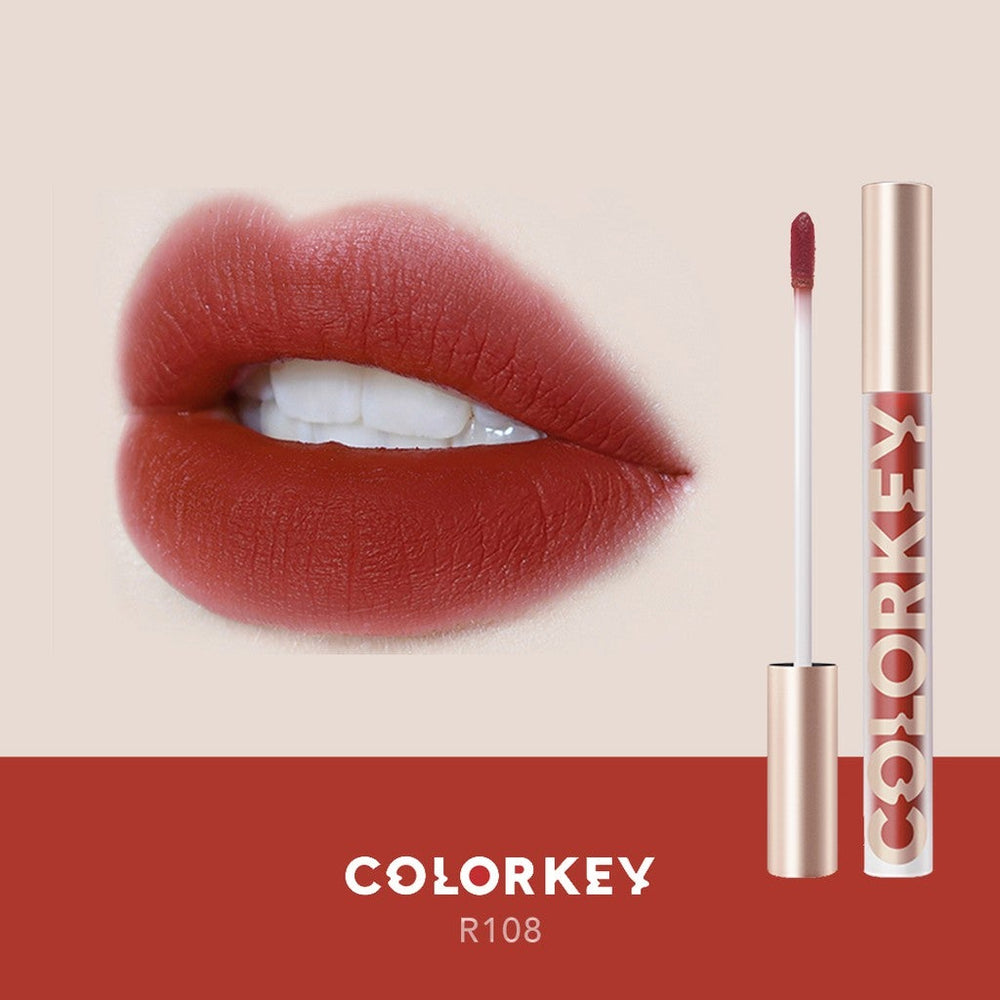 COLORKEY Airy Lip Lacquer Matte Liquid Lipstick Lip Gloss Colorkey 珂拉琪空气唇釉丝绒雾镜面哑光漆光唇釉