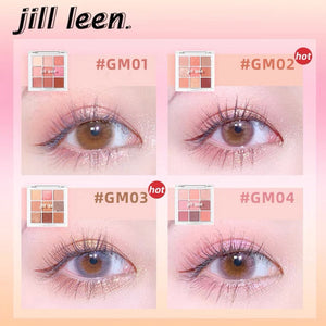 JILL LEEN Show Color Mini Eyeshadow Palette Jillleen 炫色迷你眼影盘 九宫格眼影盘