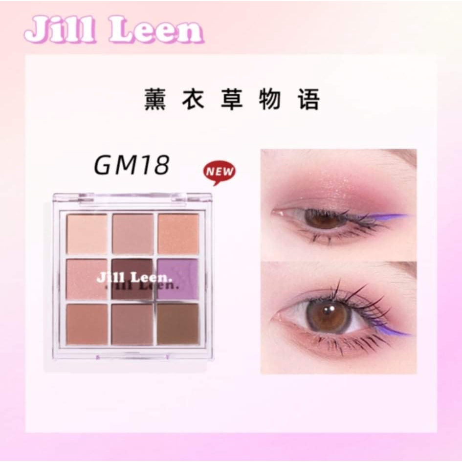 JILL LEEN Show Color Mini Eyeshadow Palette Jillleen 炫色迷你眼影盘 九宫格眼影盘