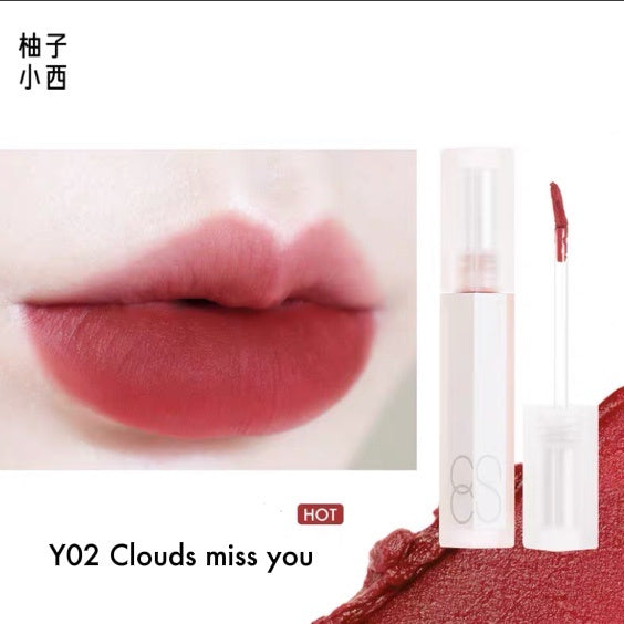 CC SHEER Cloud Velvet Powder Mist Lip Cream CC SHEER 柚子小西云朵绒绒粉雾唇霜