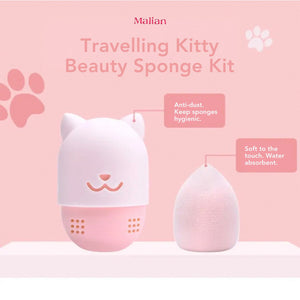 MALIAN Travelling Kitty Beauty Sponge Kit