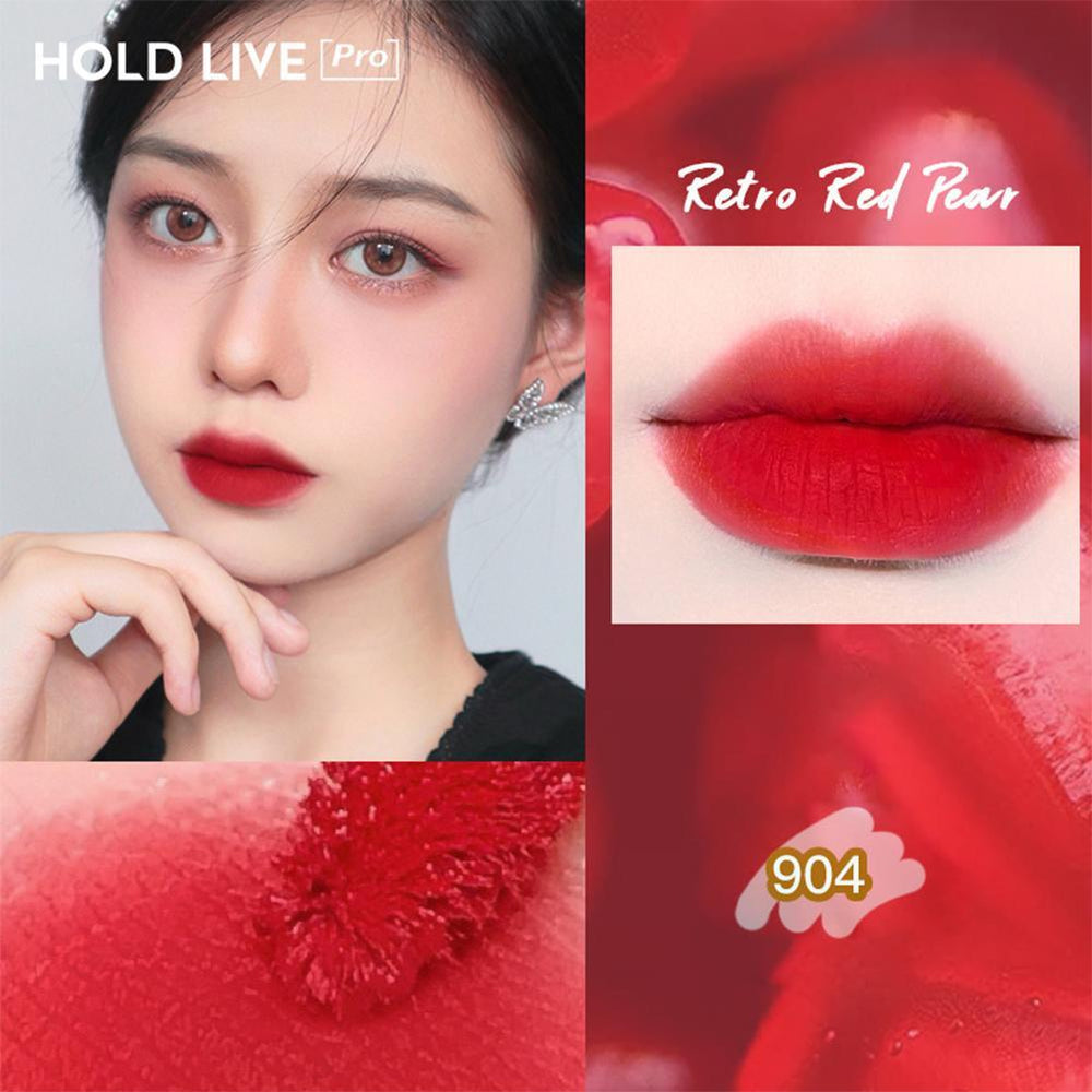 HOLD LIVE Color School Lip Gloss Liquid Lipstick Holdlive 糖果纸丝绒雾面口红 水光金闪透明果冻唇彩