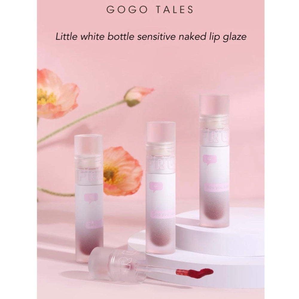 GOGO TALES Little White Bottle Naked Lip Glaze Gogotales