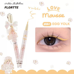 FLORTTE X MIKKO Wink Wink Liquid Eyeliner Flortte 花落利亚 X Mikko 联名款软软派对系列彩色防水眼线液笔