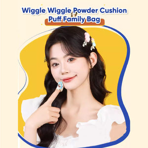 AMORTALS x Wiggle Powder Cushion Puff Family Bag 尔木萄Wiggle联名花样真多粉扑全家袋气垫