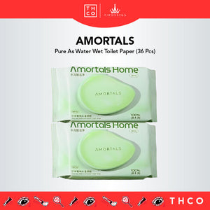 AMORTALS Pure As Water Wet Toilet Paper (36 Pcs) 尔木萄纯水湿厕纸 卫生私处厕纸湿巾 (36片)