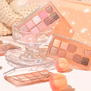 GOGO TALES Sweet Misty 10 Color Eyeshadow Palette Highlight Blush Gogotales 戈戈舞甜心朦雾十色眼影盘 腮红高光一体盘