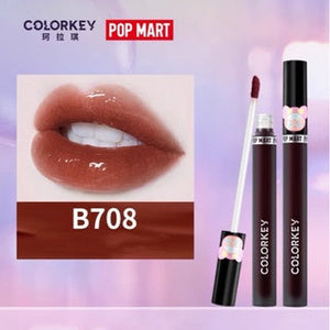 COLORKEY X POP MART Lip Gloss Velvet Matte & Watery Mirror Texture Liquid Lipstick Colorkey 珂拉琪泡泡玛特空气唇釉丝绒雾面镜面