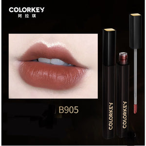 COLORKEY Black Lace Lip Lacquer Liquid Lipstick Velvet Matte Colorkey 珂拉琪黑缎唇釉 迪丽热巴同款