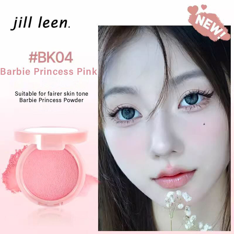 Jill Leen Colourful Soft Matte Baked Blush Blusher Jillleen 柔雾烘焙腮红 氛围感腮红盘