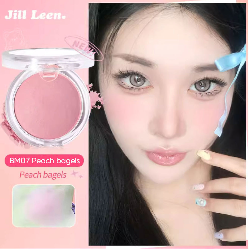 Jill Leen Colourful Soft Matte Baked Blush Blusher Jillleen 柔雾烘焙腮红 氛围感腮红盘