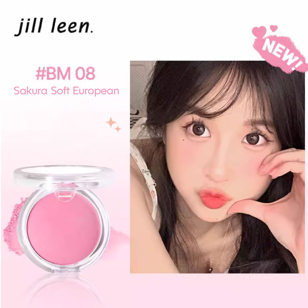 Jill Leen Colourful Soft Matte Baked Blush Blusher Jillleen 柔雾烘焙腮红 氛围感腮红盘