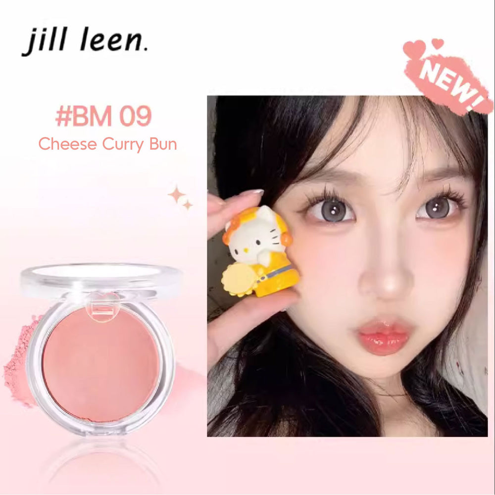 Jill Leen Colourful Soft Matte Baked Blush Blusher Jillleen 柔雾烘焙腮红 氛围感腮红盘