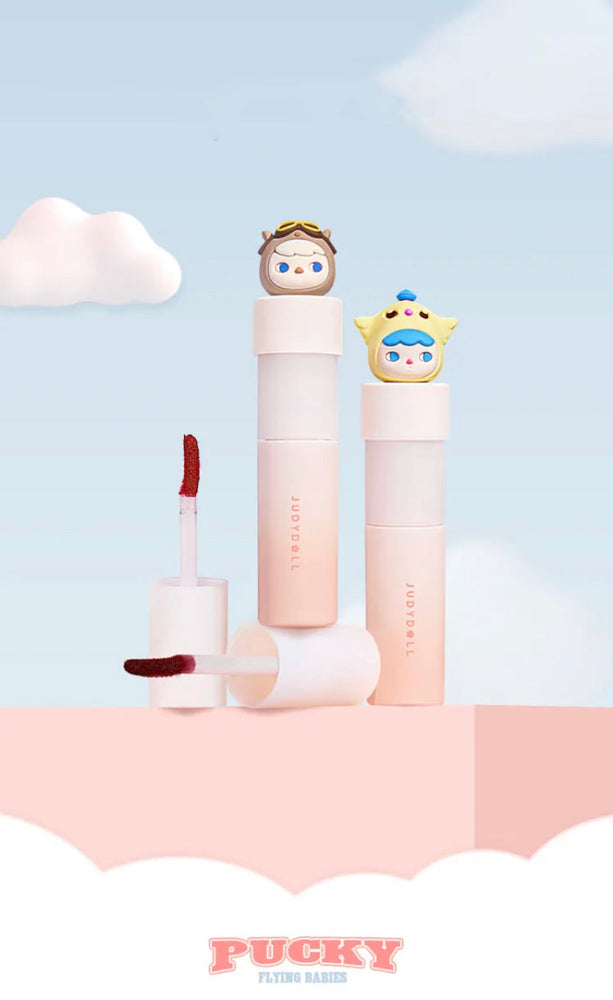 JUDYDOLL X Pop Mart Collection Matte Lip Mud Judydoll 橘朵泡泡马特联名小奶泥唇泥 橘朵哑光唇泥