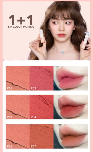 JUDYDOLL X Pop Mart Collection Matte Lip Mud Judydoll 橘朵泡泡马特联名小奶泥唇泥 橘朵哑光唇泥