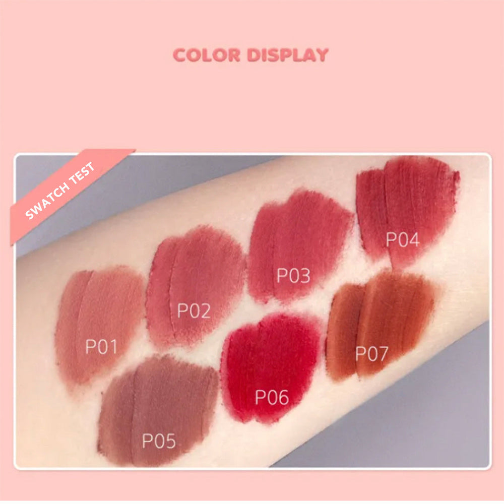 JUDYDOLL X Pop Mart Collection Matte Lip Mud Judydoll 橘朵泡泡马特联名小奶泥唇泥 橘朵哑光唇泥