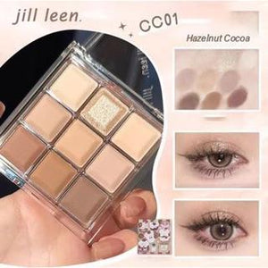 Jill Leen Chocolate 9 Color Eyeshadow Palette Jillleen 巧克力九色眼影盘 大地色