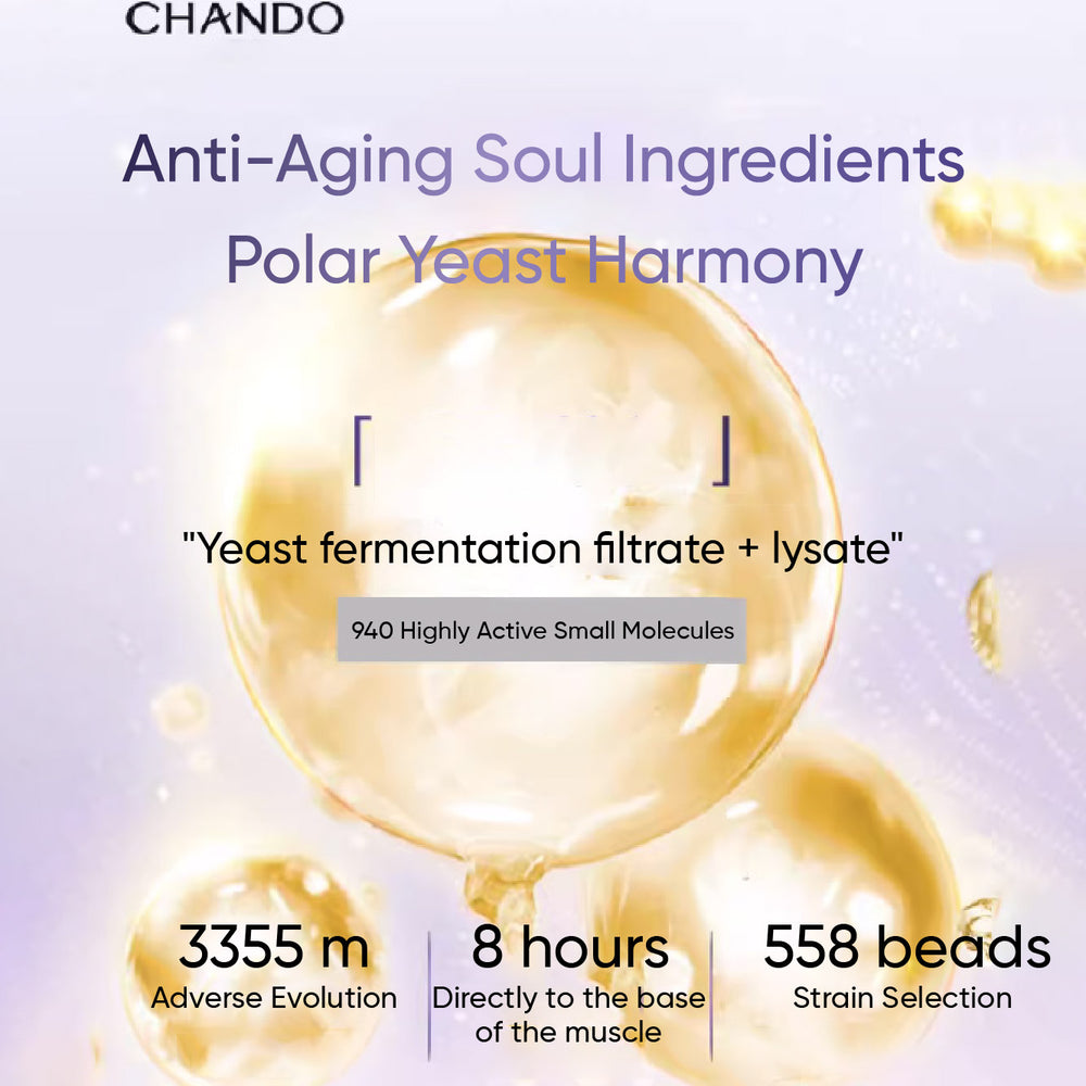 CHANDO Himalaya Time Frozen Essence Serum 6th 5th Generation (7ml) 自然堂小紫瓶精华液第六代第五代 抗疲老紧致抗皱酵母喜默因 (7ml)