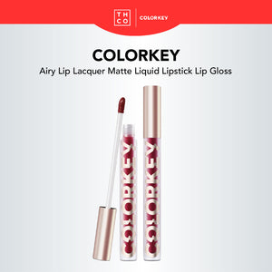 COLORKEY Airy Lip Lacquer Matte Liquid Lipstick Lip Gloss Colorkey 珂拉琪空气唇釉丝绒雾镜面哑光漆光唇釉