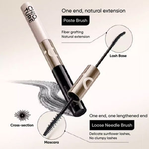 CHIOTURE Double-Headed Mascara Eyelash Primer Chio ture 稚优泉双头睫毛膏 纤长卷翘睫毛打底膏二合一