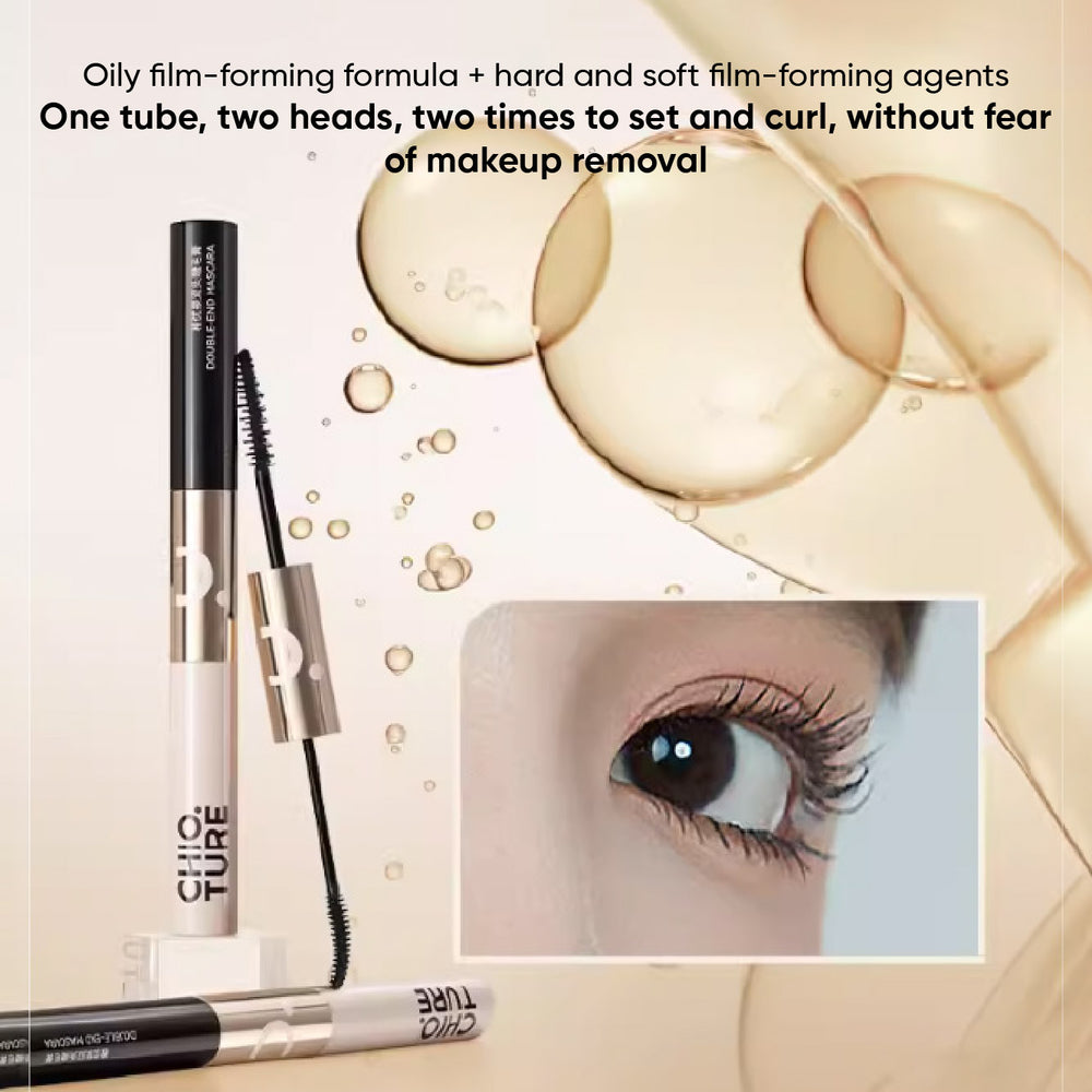 CHIOTURE Double-Headed Mascara Eyelash Primer Chio ture 稚优泉双头睫毛膏 纤长卷翘睫毛打底膏二合一