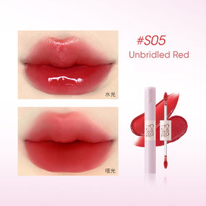 CHIOTURE Double Effect Double-Headed Lip Glaze Mirror Glossy Lipstick Chio ture 稚优泉双头唇釉组合 镜面水光唇蜜不沾杯口红