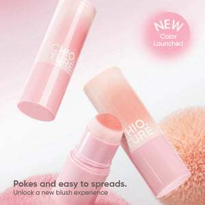 CHIOTURE Blush Stick Blush Cream Chio ture 稚优泉戳戳腮红棒膏 单色腮红膨胀收缩色