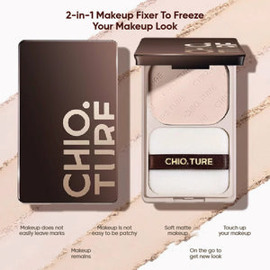 CHIOTURE Soft Focus Setting Pressed Powder Cake Chio ture 稚优泉柔焦滤镜粉饼 定妆粉饼散粉蜜粉大白饼嫩肤色