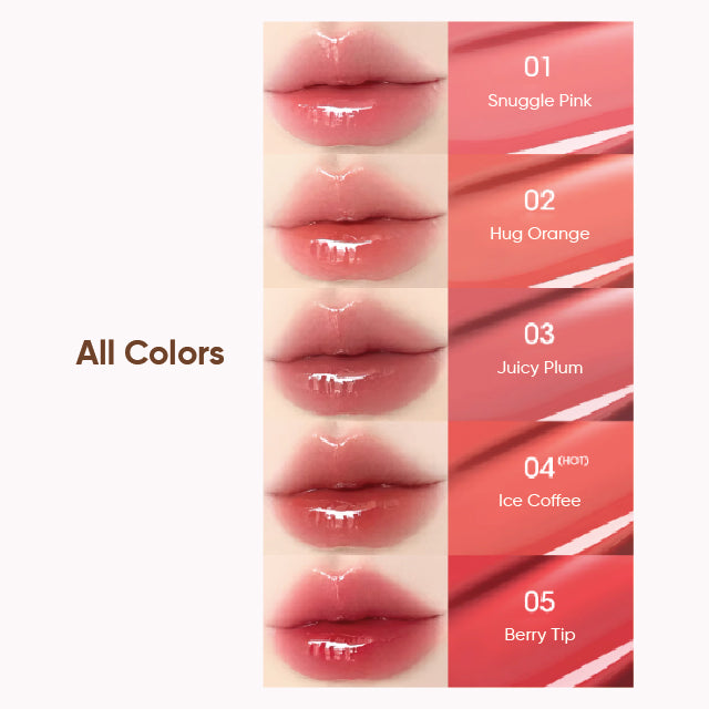 CHIOTURE Colour Locking Glossy Lip Glaze Mirror Lipstick Chio ture 稚优泉锁色水光唇釉 持妆滋润镜面口红