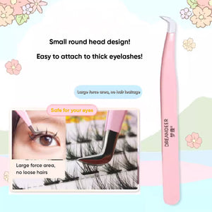 DREAM DEER False Eyelashes Tools Glue Tweezer 梦鹿胶水镊子辅助工具 鹰嘴夹镊子 假睫毛胶水